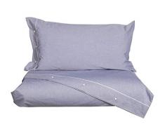 Lexington 020152007js Set Drap Plat, Coton, Bleu, 240Â x 290Â x 1Â cm