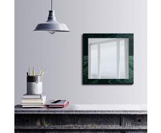 Bonamaison DÃ©coration Murale Impression sur Miroir EncadrÃ© sur Toile, Dimensions: 50 x 50 Cm - ConÃ§u et fabriquÃ© en Turquie