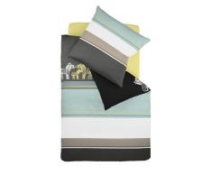 Fleuresse 102562 Fb. 2 Draps de lit en Satin 2 PiÃ¨ces Azur