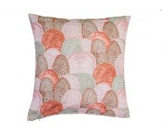 Rioma Coussin avec Rembourrage intérieur extérieur Borzi Rose 50 x 50 cm