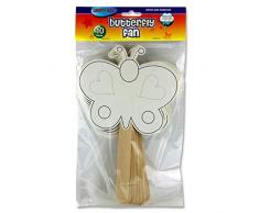 Premier Stationery Craft, faites votre propre Ã©ventail de papillons sucettes. Lot de 10