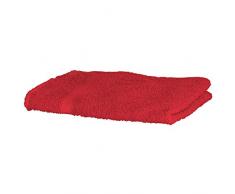 Towel City Serviette de Toilette Rouge Taille Unique 50 x 90 cm
