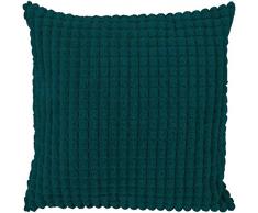 Dutch Decor Rome Coussin, Polyester, Polyester, emÃ©raude, 45 x 45 x 15 cm