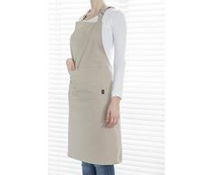 Une domo Pv-tex-2087Â Point-Virgule Tablier en noyer 85Â x 90Â cm, coton, Multicolore