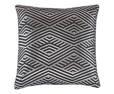 San Carlos Jacquard Edward Coussin de Chaise, Polyester, Chocolat, 55Â x 55Â x 5Â cm