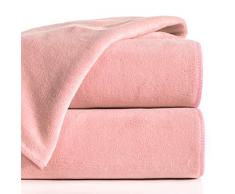 Eurofirany Lot de 3 Serviettes de Toilette en Microfibre à séchage Rapide et Doux Certifié Ãko-Tex Corail 70 x 140 cm