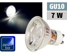 Générique Projecteur LED McShine MCOB, GU10, 7 W, 450 LM, Blanc, intensité Variable