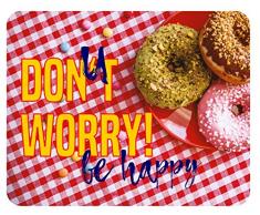 m. kern Mousepad Donut Worry