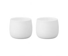 Stelton Norman Foster Lot de 2 Tasses Ã Expresso 4 cl - Porcelaine