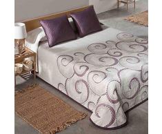 Le Tintorer Couvre-lit dÃ©tÃ© Atica Malva pour lit de 90 cm