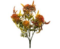 Aufora Fleur Artificielle Plastique Rouge Taille Unique