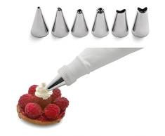 Weis 15156 Set de Poche à Douille, Acier Inoxydable, Argent, 25 x 3,2 x 3,2 cm