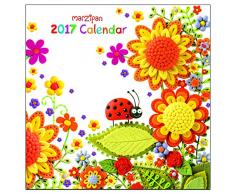 Robert FrederickÂ Grand Calendrier 2017 carrÃ© Assortiment dimages Style pÃ¢te damandes Plastique