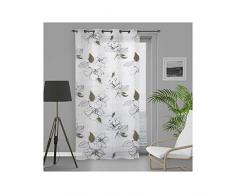 Soleil docre Lucile Voilage, Voile, Polyester, Blanc, 140 x 250 cm