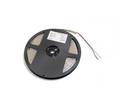 Teucer LST-1IPB Ruban LED Ã tension constante Bleu 5 m 4,8 W/m 24 V IP65 70 LED/m CRI90+ PCB 8 mm