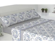 Todomueble Messine Jeu de draps 135 Gris