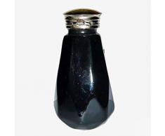 Better & Best Bocal Haut aris, Noir et Argent, Dimensions 8 x 8 x 14 cm, matériau : céramique/métal, Taille Unique