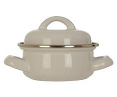 Premier Housewares 0104595 Mini cocotte avec couvercle, poignÃ©es larges en Ã©mail