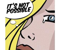 Scenolia Tableau Verre Acrylique Not Possible 60 x 60 cm | DÃ©coration Murale Design Fait en France