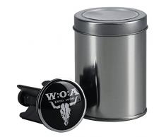 Ultrasport 50094 Bonde de Lavabo, avec Logo de Wacken, Laiton, Noir, 8,5 x 3,8 x 3,8 cm