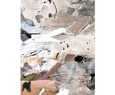 Art Maison Toile Murale Noir/Blanc/pÃªche 24 x 36 cm