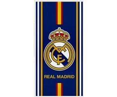Serviette de plage modÃ¨le Real Madrid 75x150cm 100% coton 290gr
