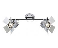 Brilliant 07813/15 Eclairage de plafond, Metal, Chrome