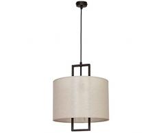 Homemania Lampe à suspension W35xd35xh90 cm marron foncé