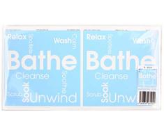 Wall Genie Lot de 30 Autocollants en Vinyle pour carrelage Bleu 150 x 150 mm