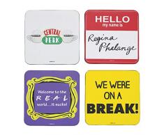 Half Moon Bay CST4FDS01 Dessous de verre en bois