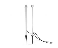 Gnosjö Konstsmide A Lampadaires, Aluminium, silber, Integriert