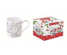 COFFRET 1 MUG A PEINDRE 35CL EN PORCELAINE