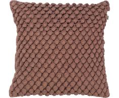 Dutch Decor Coussin Crox 45x45 Prune - Coussins Déco - Oreiller Décoratif - Déhoussable - Zippé
