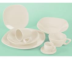 Home Vanilla Saladier Quadra, 24Â cm, CÃ©ramique, Beige