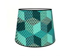 Abat-jours 7111305065236 Conique ImprimÃ© ThÃ©ma Lampadaire, Tissus/PVC, Multicolore