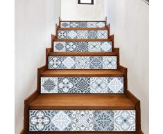 WALPLUS Stickers pour carrelage descalier, Multicolore, 100 x 18 x 0,02 cm