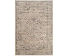 Safavieh Tapis dinspiration Vintage, Tissé Fibre de Viscose douce Tapis en Gris Pierre / Bleu, 200 X 300 cm