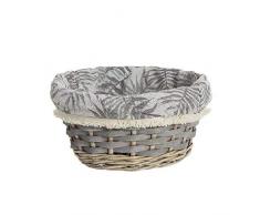 Dcasa Panier à Pain Rond Bento-Porte-Aliments Articles pour la Maison Unisexe Adulte, Multicolore (Multicolore), Unique