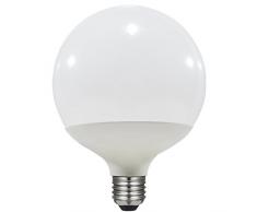 Laes Globe Ampoule LED E27, 15Â W, Blanc, 120Â x 160Â mm