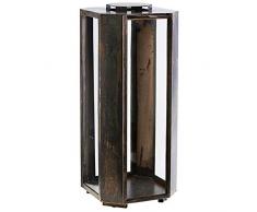 House Doctor Baazi Lanterne Marron antique L 20 cm H 48,5 cm