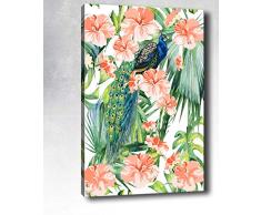 Bonamaison Peinture sur toile, multicolore, 30 x 40 cm - ConÃ§u et fabriquÃ© en Turquie