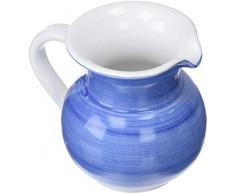 Ceramiche Siciliane Ruggeri Ceramiche S.r 8058259061985Â brillant brossÃ© Carafe 250Â Milliliters, Bleu