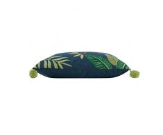 douceur dintérieur coussin pompons 40x40 cm coton marley