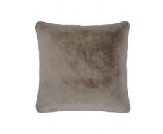 ESSENZA Furry Coussin, Taupe, 50 cm x 50 cm