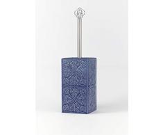 Deblanch Brosse WC, CÃ©ramique, Bleu, 13Â x 11.5Â x 21Â cm