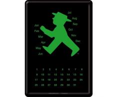 Nostalgic-Art Reklamewelt Calendrier 16591 ampelmann Vert 10 x 14 cm