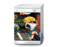 Decusto Autocollant Zombie Attack â Autocollant pour Lave Vaisselle