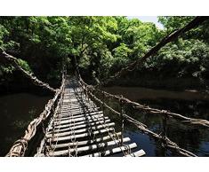 Papier Peint poster panoramique TREK A BALI 4 x 2,70 m | DÃ©co et photo murale XXL QualitÃ© HD Scenolia