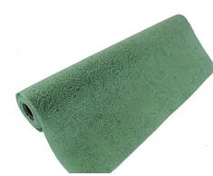 GMMH Chemin de Table en Polyester pour Mariage, baptême, Confirmation et Communion, 5 m (1,8â¬/m) Vert