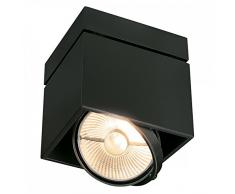 KARDAMOD CARRE SIMPLE QPAR111 plafonnier, noir, GU10, max. 75W